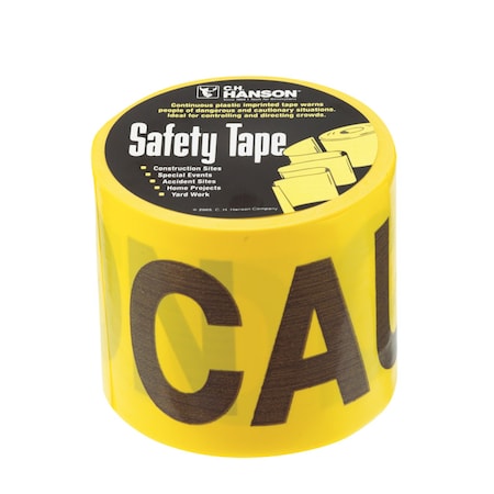 C.H. Hanson C.H. Hanson 200 ft. L X 3 in. W Plastic Caution Barricade Tape Yellow 15001